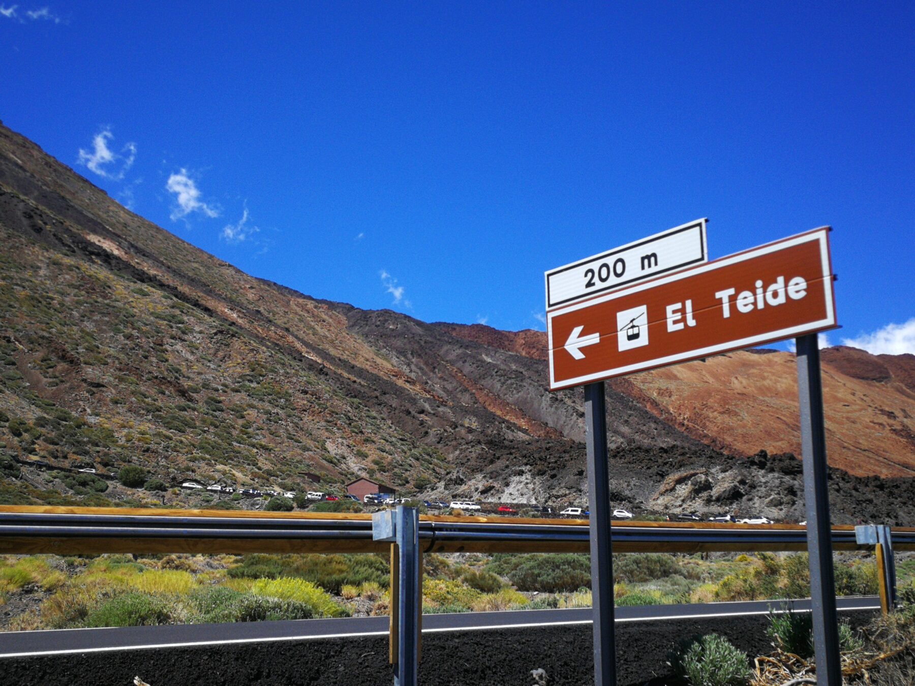 El Teide gondel parkeerplaats