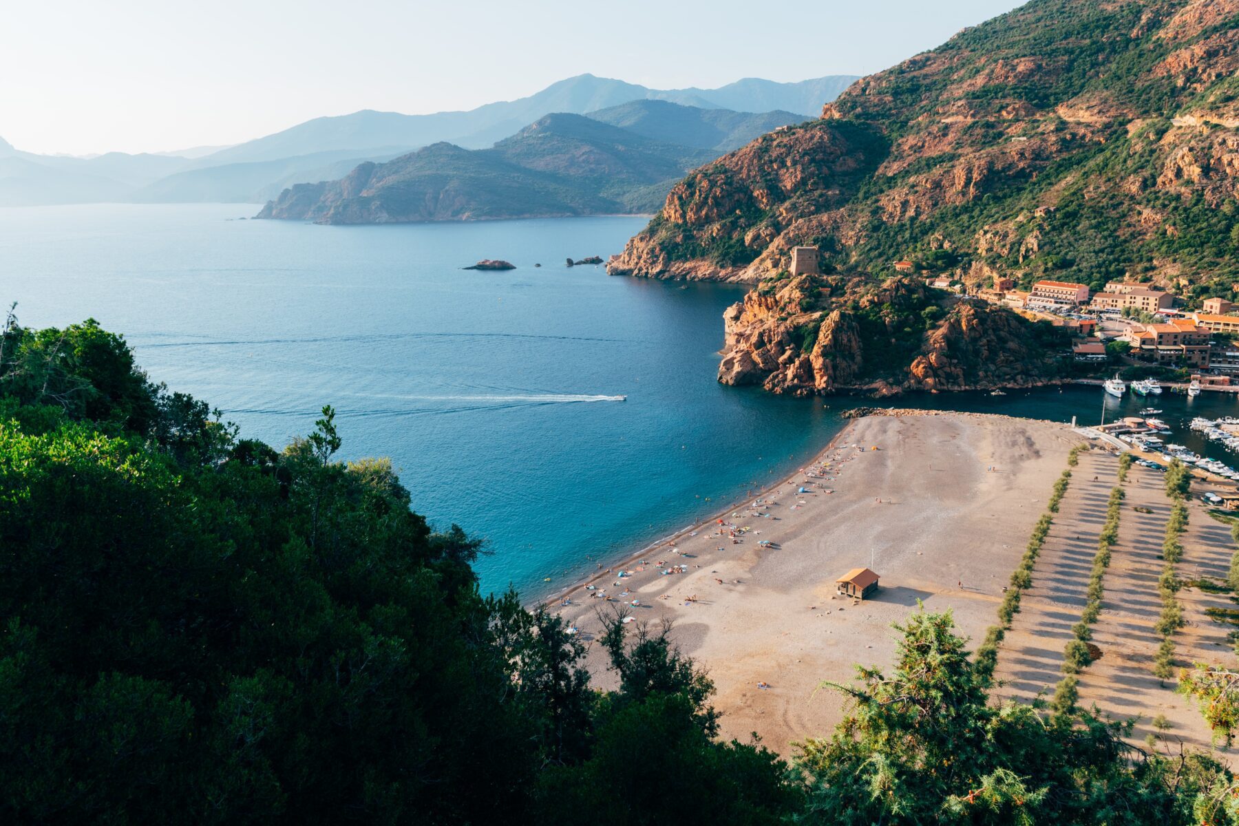 Corsica uitzicht water