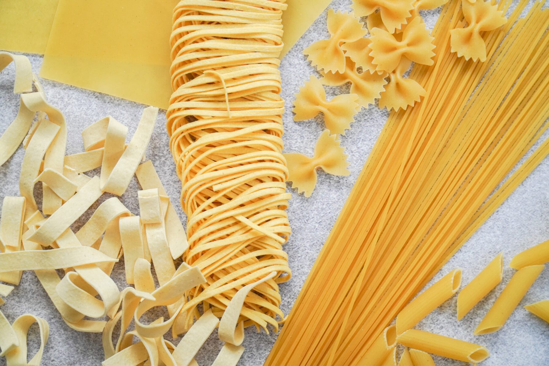 soorten pasta