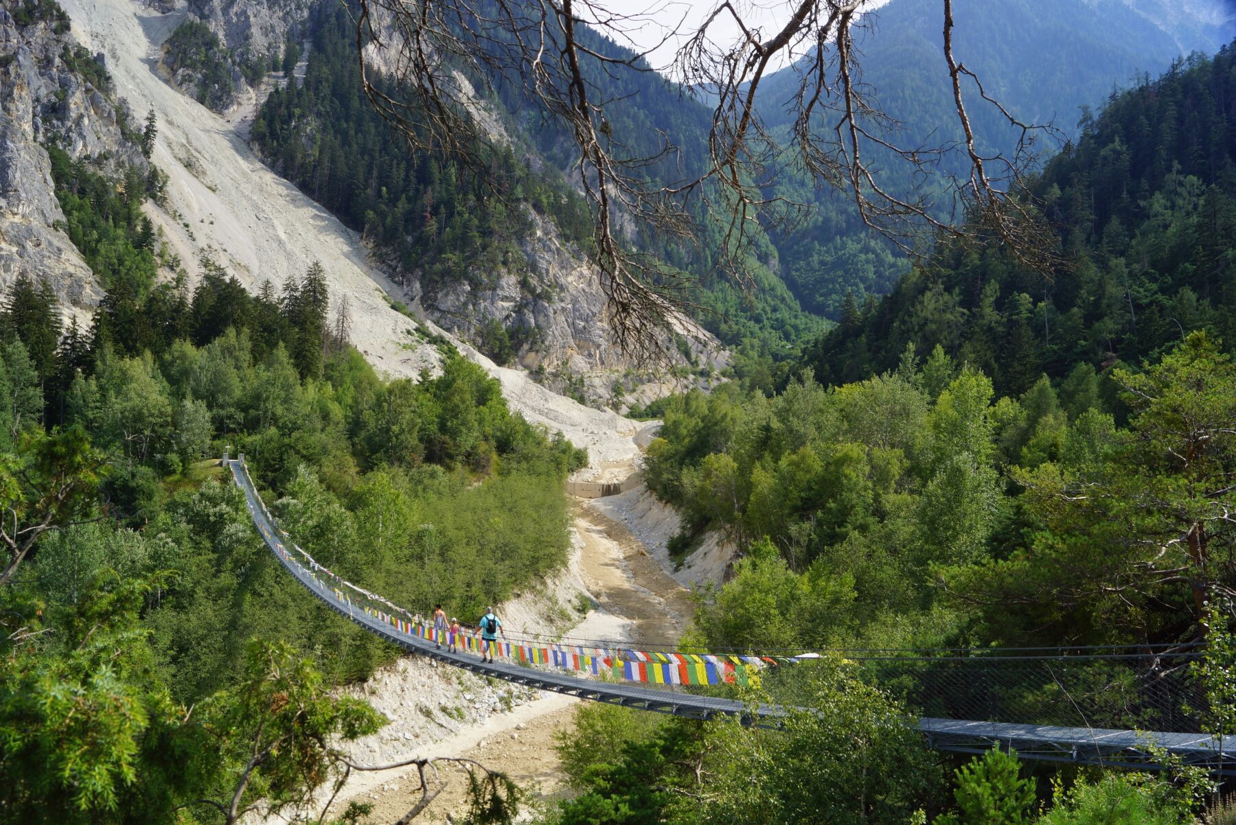 Hangbruggen in Zwitserland
