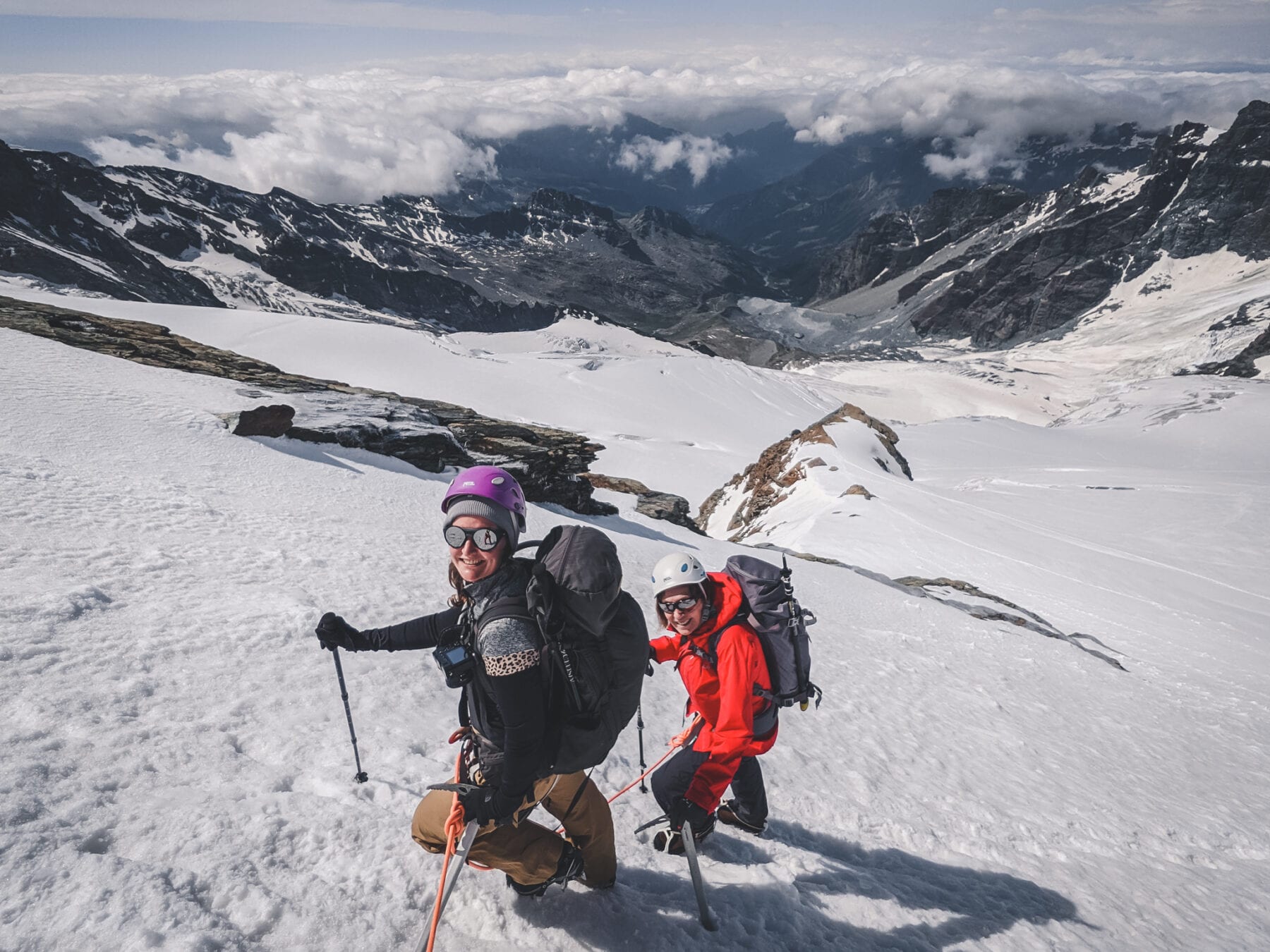 100% Women Peak Challenge-Breithornzwilling Ost-Zwitserland