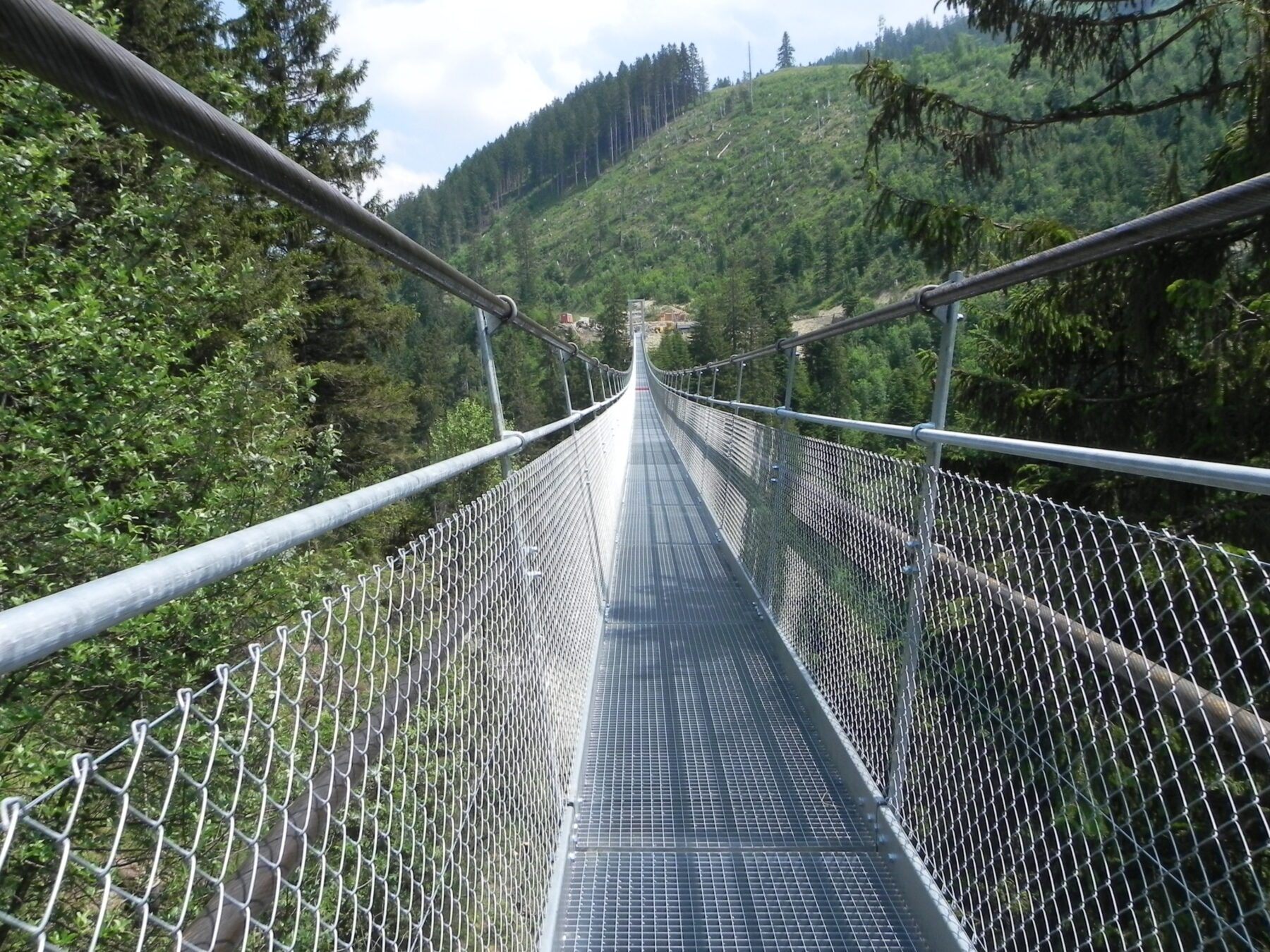 Hangbruggen in Zwitserland