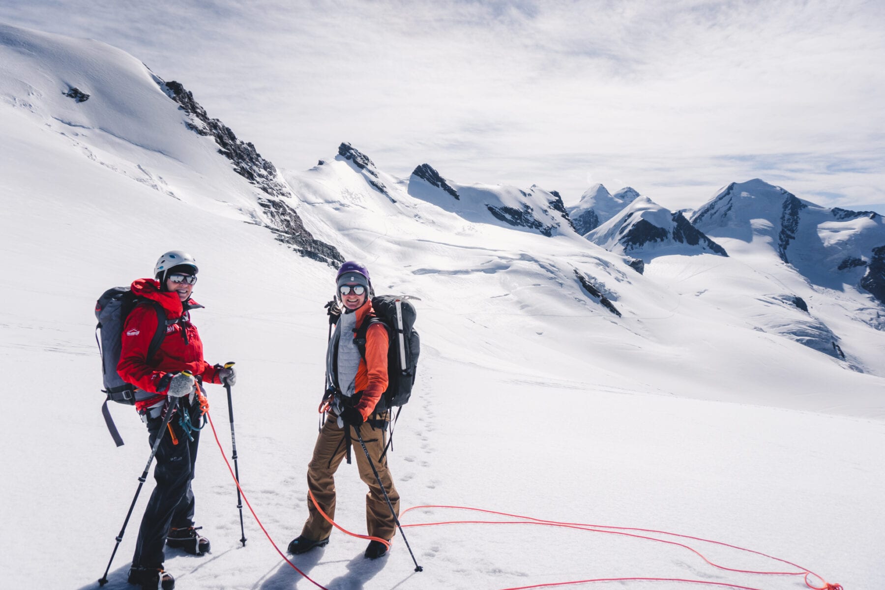 100% Women Peak Challenge-Breithornzwilling Ost-Zwitserland