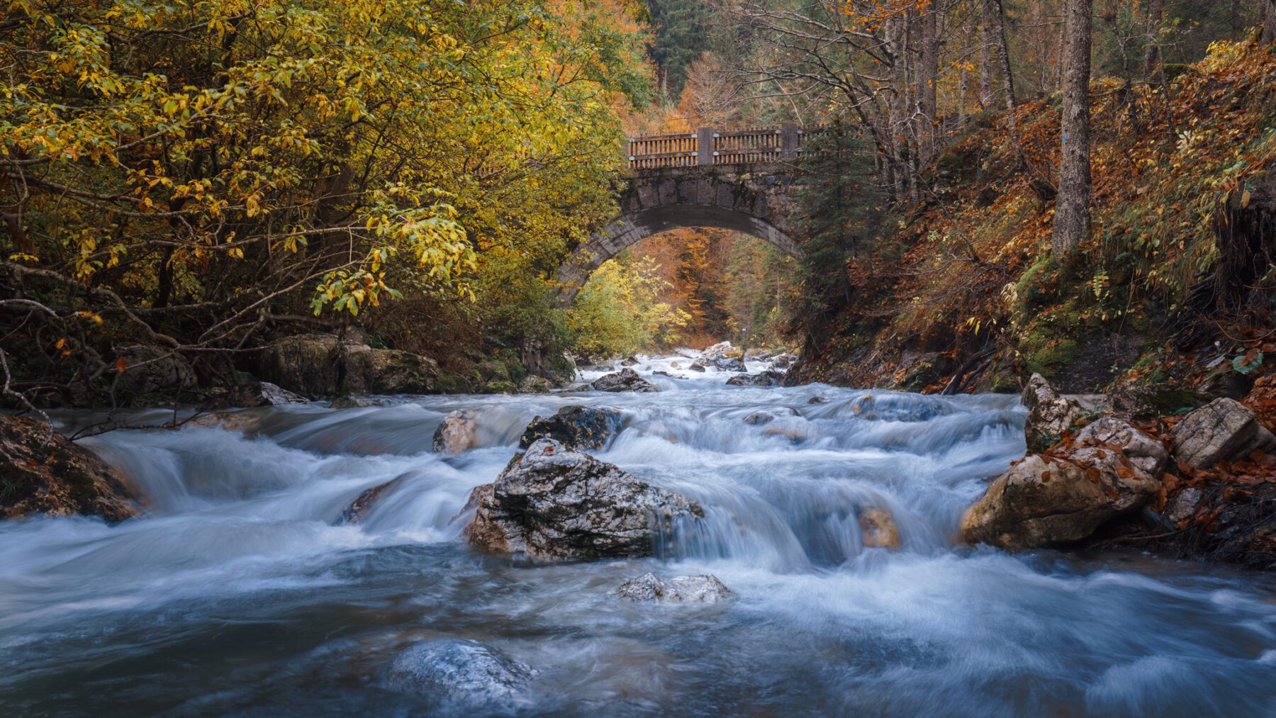 Madonna di Campiglio Sarca Rivier