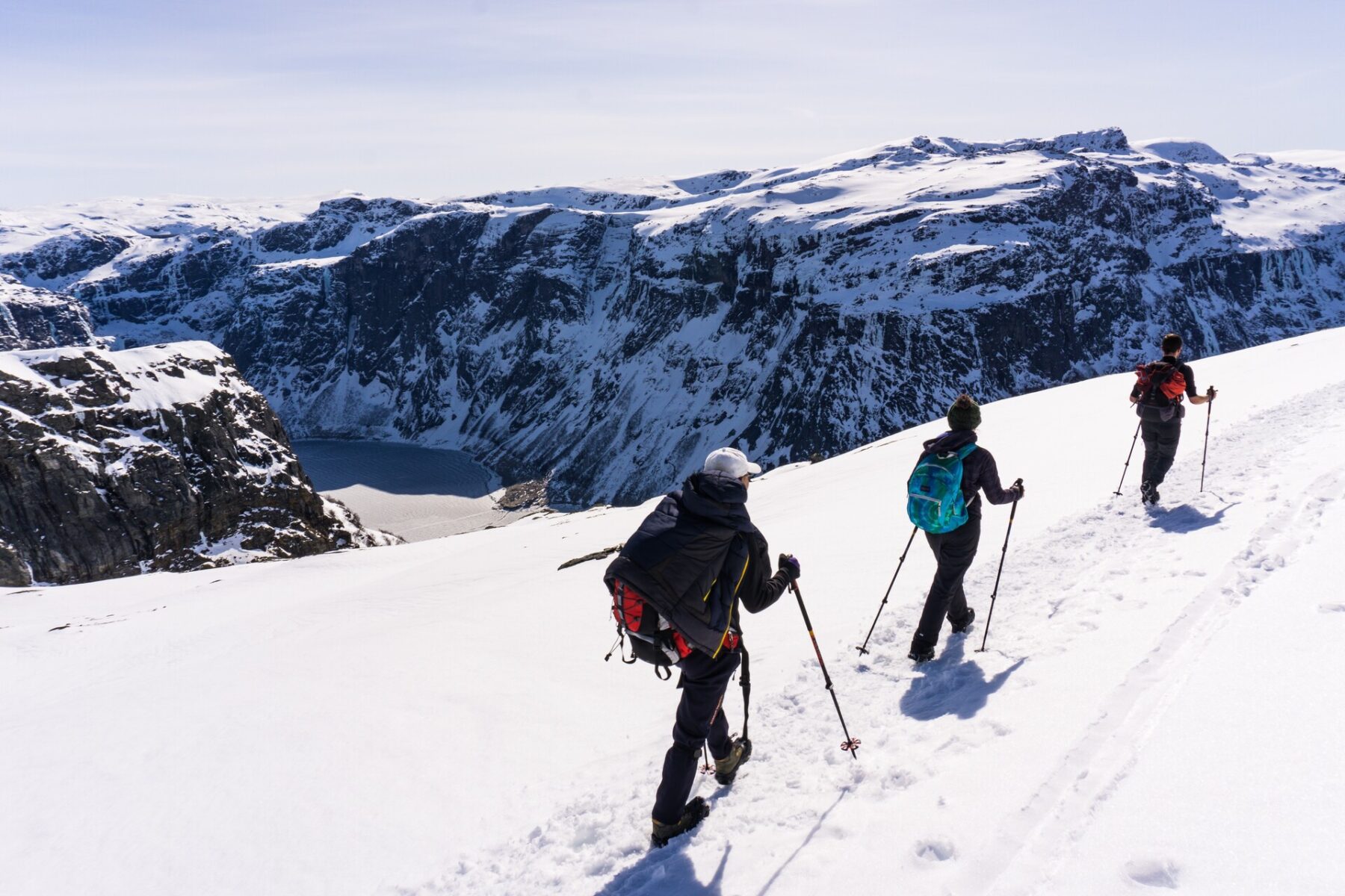 winteravonturen Fjord Noorwegen