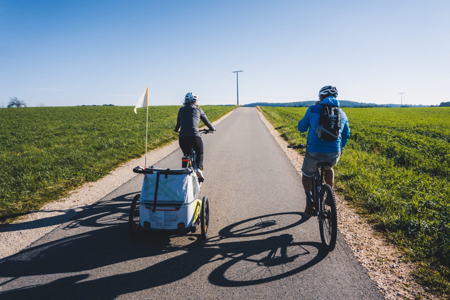 Fietsen over het Truppenübungsplatz Münsingen