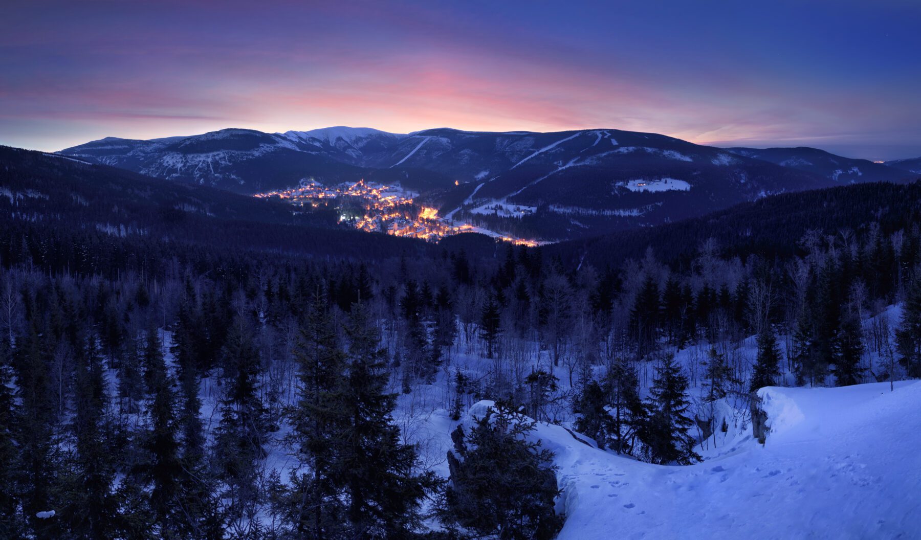 winter Tsjechië 