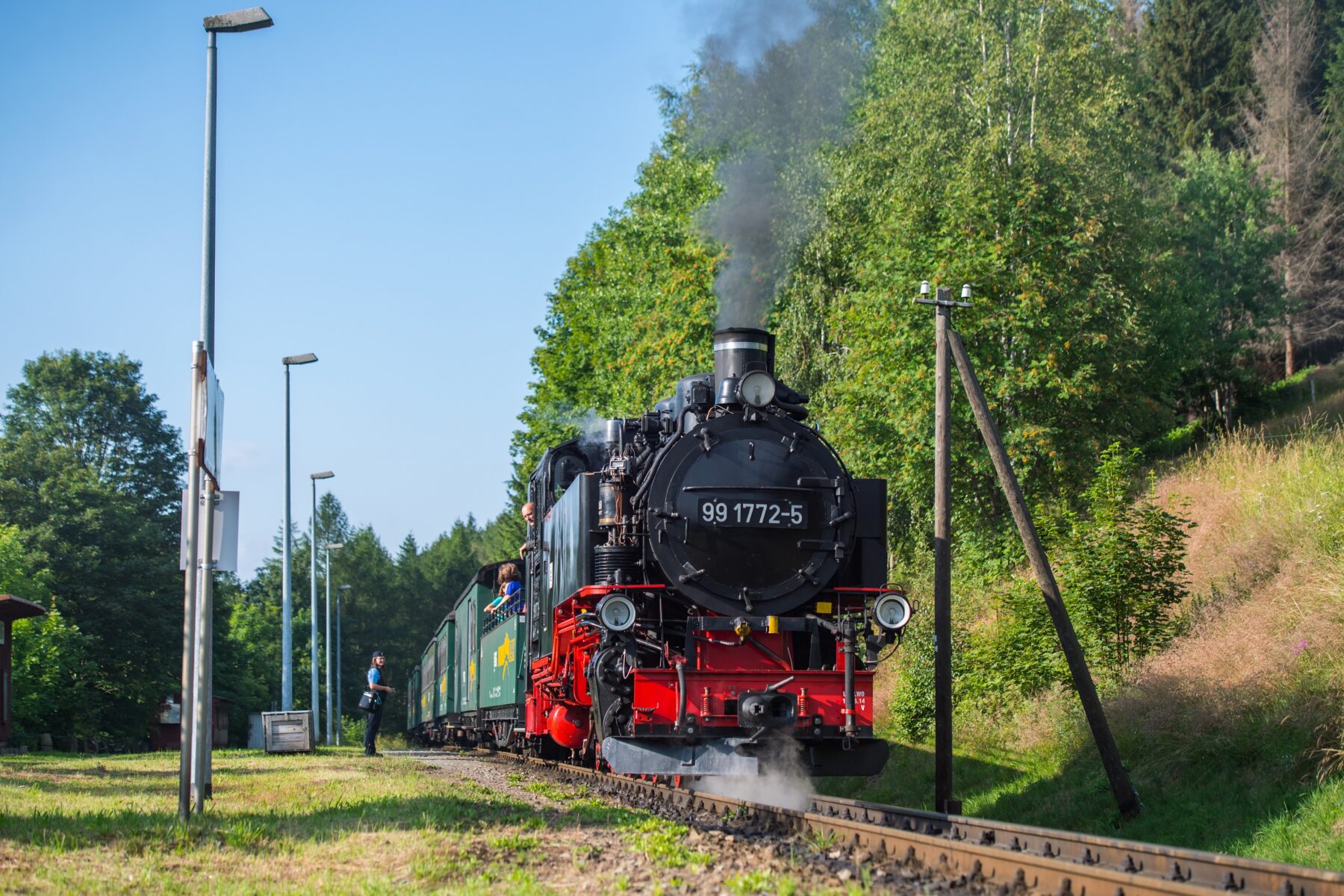 Kammweg Erzgebirge-Vogtland trein