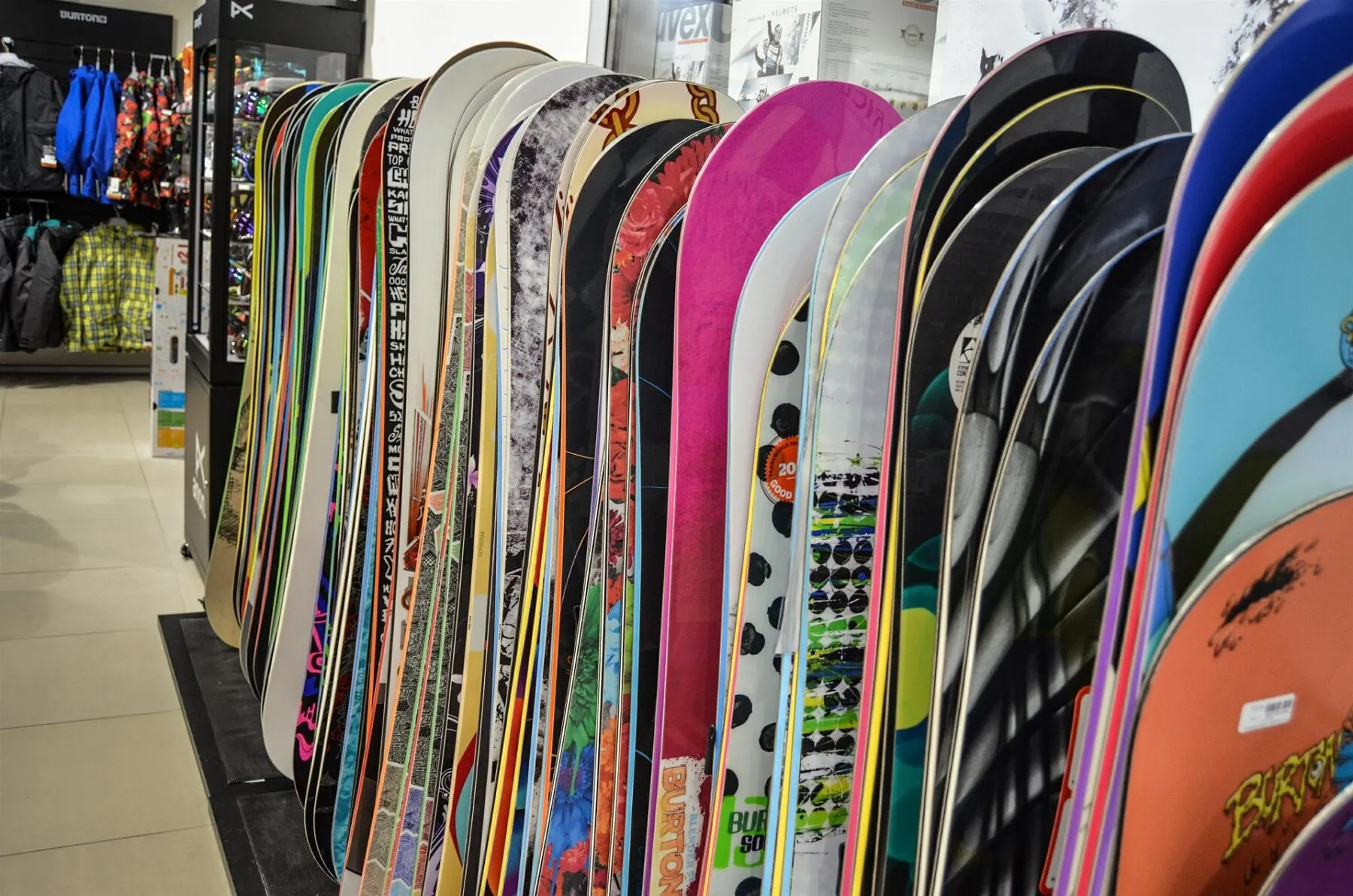 Lengte snowboard, verschillende snowboards