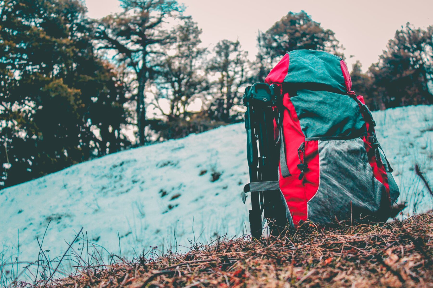 Backpack voor op trek