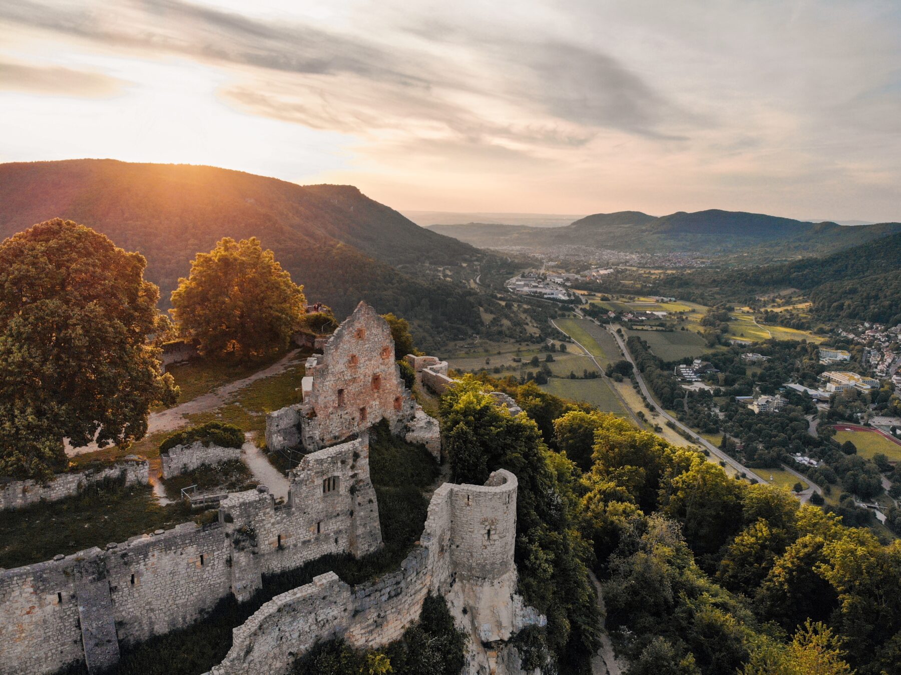 Baden-Württemberg - Kasteelruïne Hohenurach