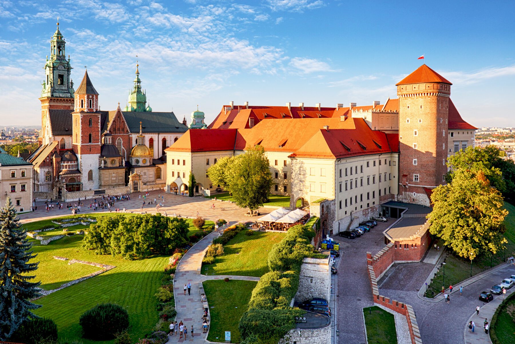 Krakow - Wawel castle at day