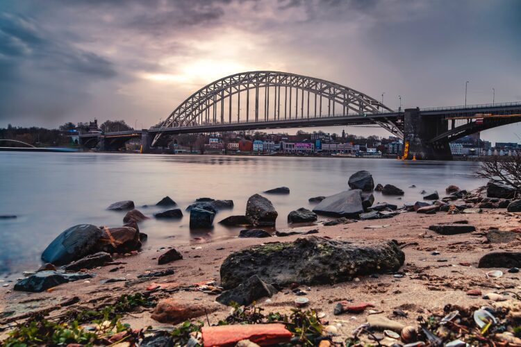 N70 wandelroute Nijmegen brug