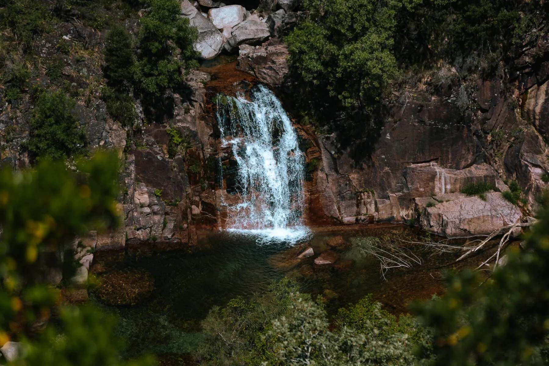 Tahiti waterval nabij Porto, Portugal