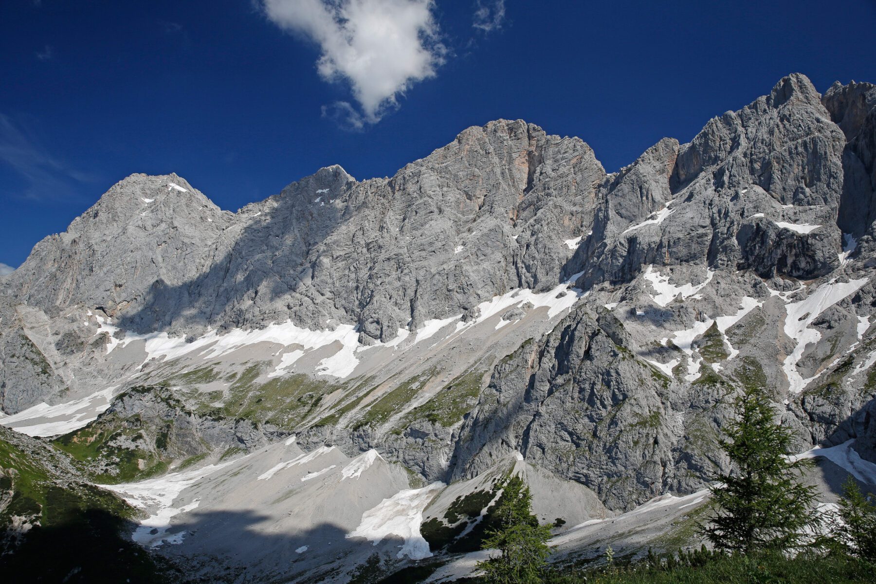 Wandelen bij het Dachstein massief