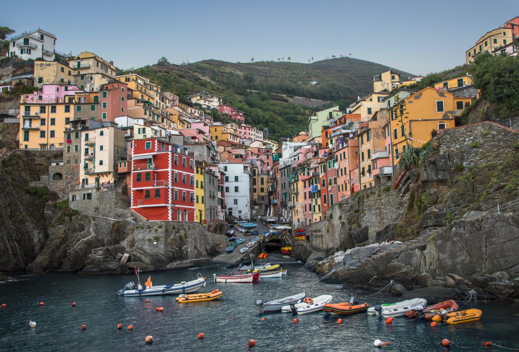 cinque terre vanaf de boot