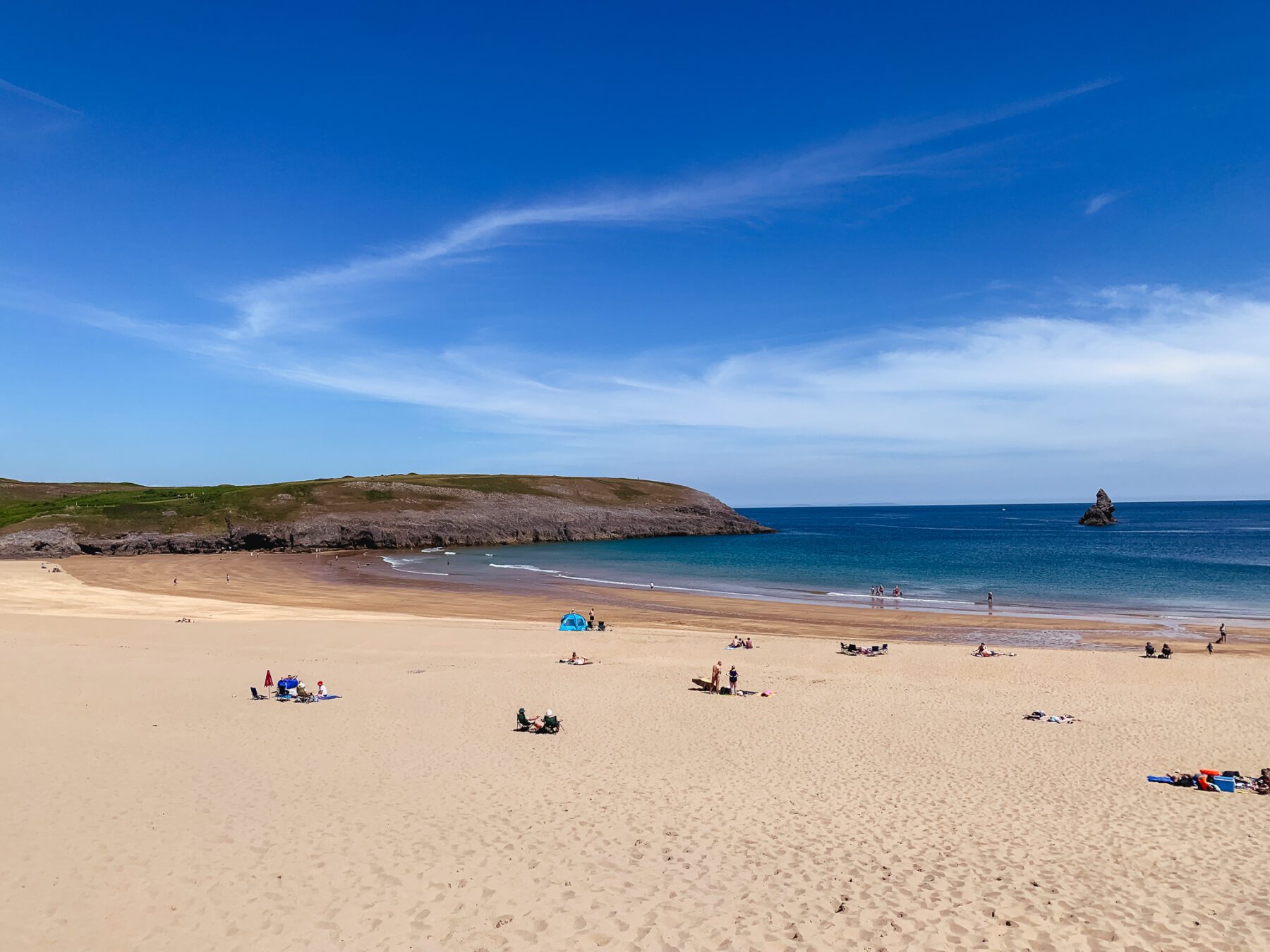 Broadhaven south beach Tenby - Wales Coast Path