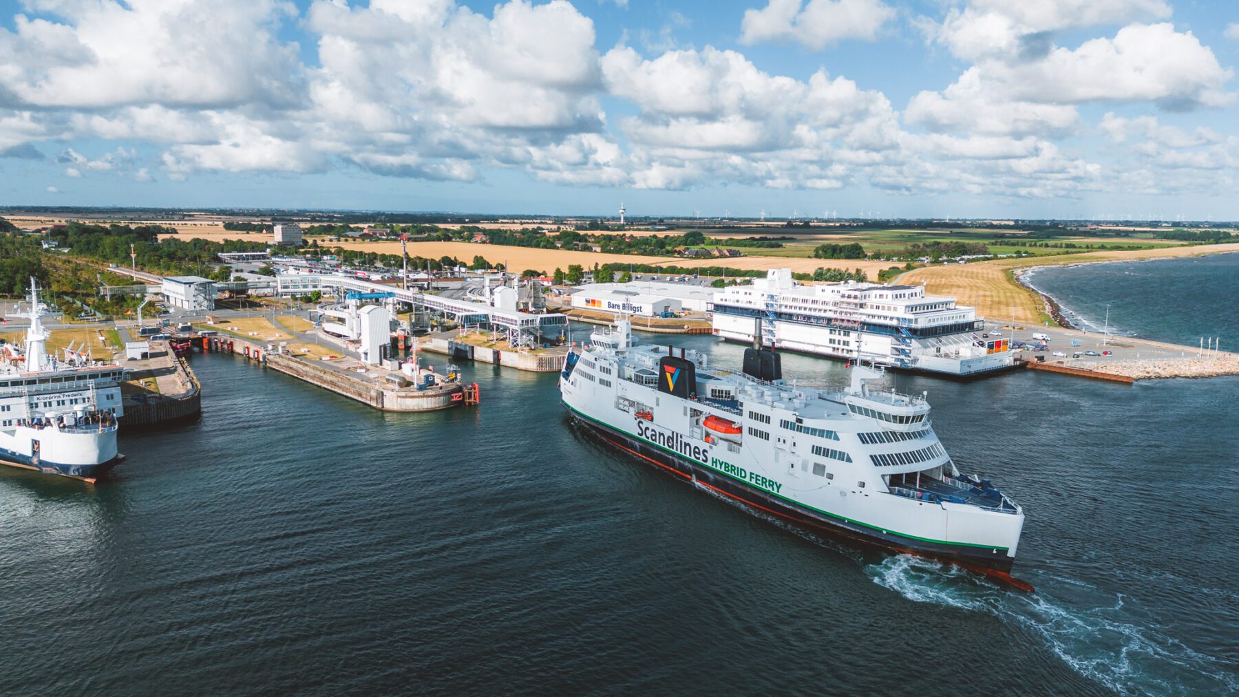 hybrid ferry naar Denemarken