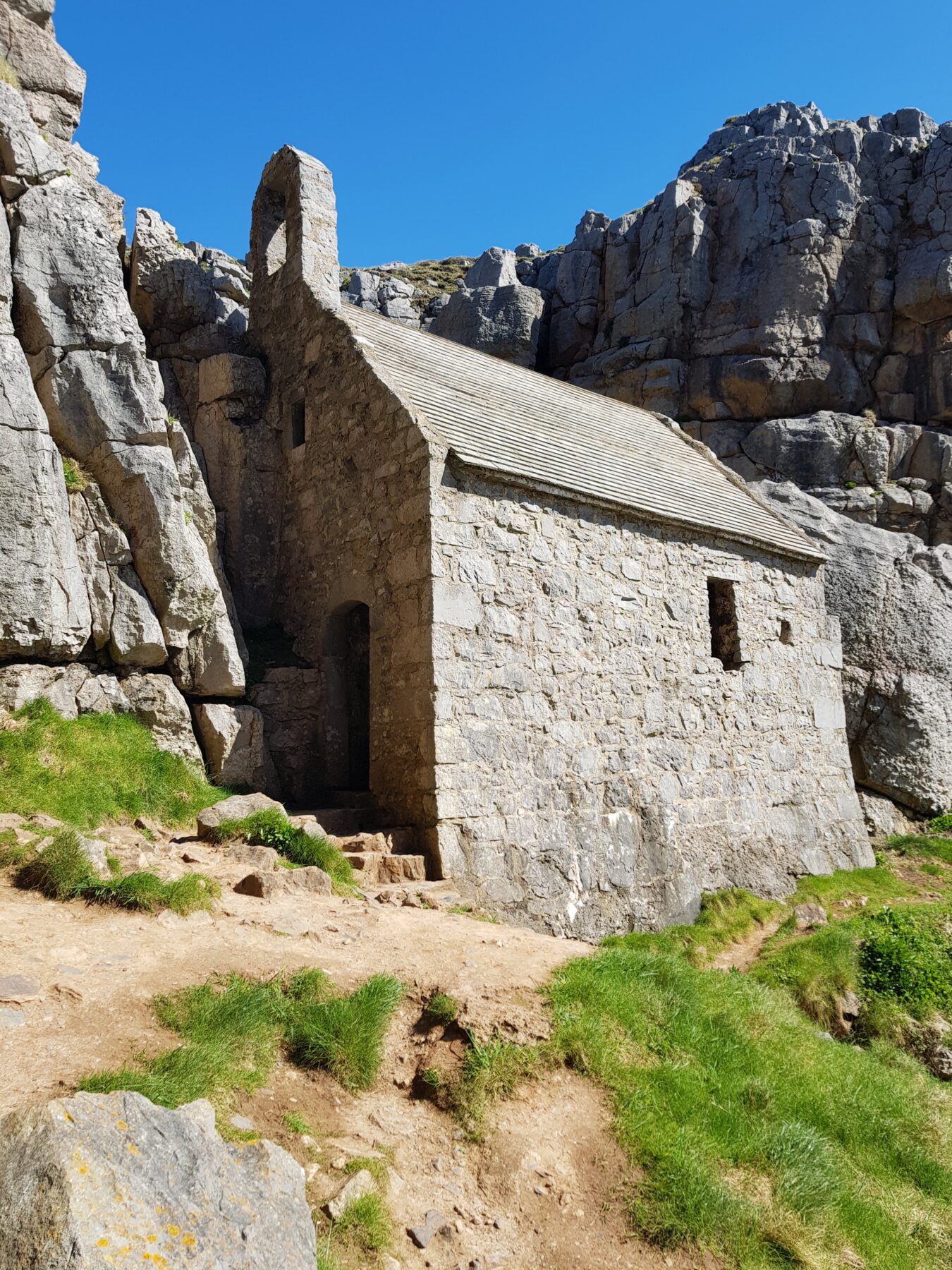 St. Govan's Chapel - Wales Coast Path