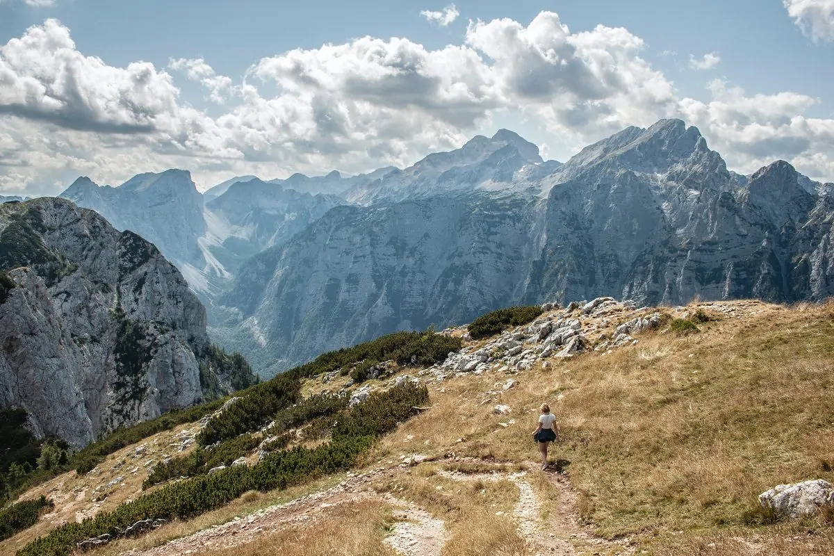 Slovenian mountain trail 