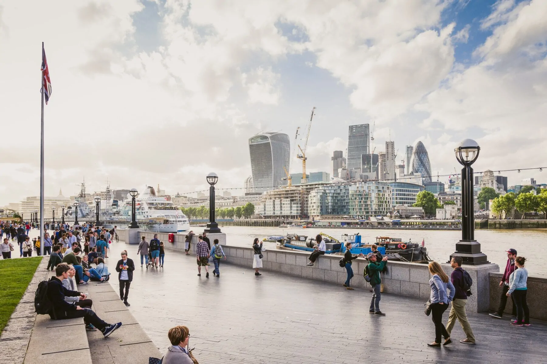 Thames Path wandelen in Londen