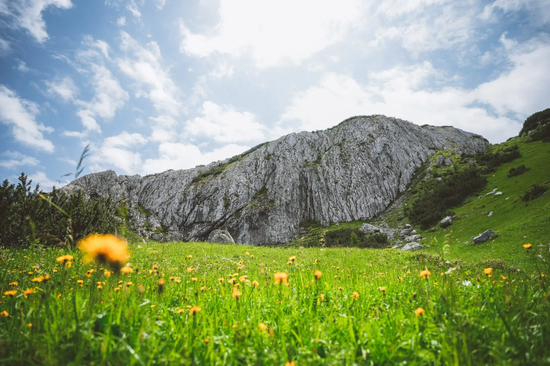 De mooiste wandeling van Pyhrn Priel maak je langs de Rote Wand