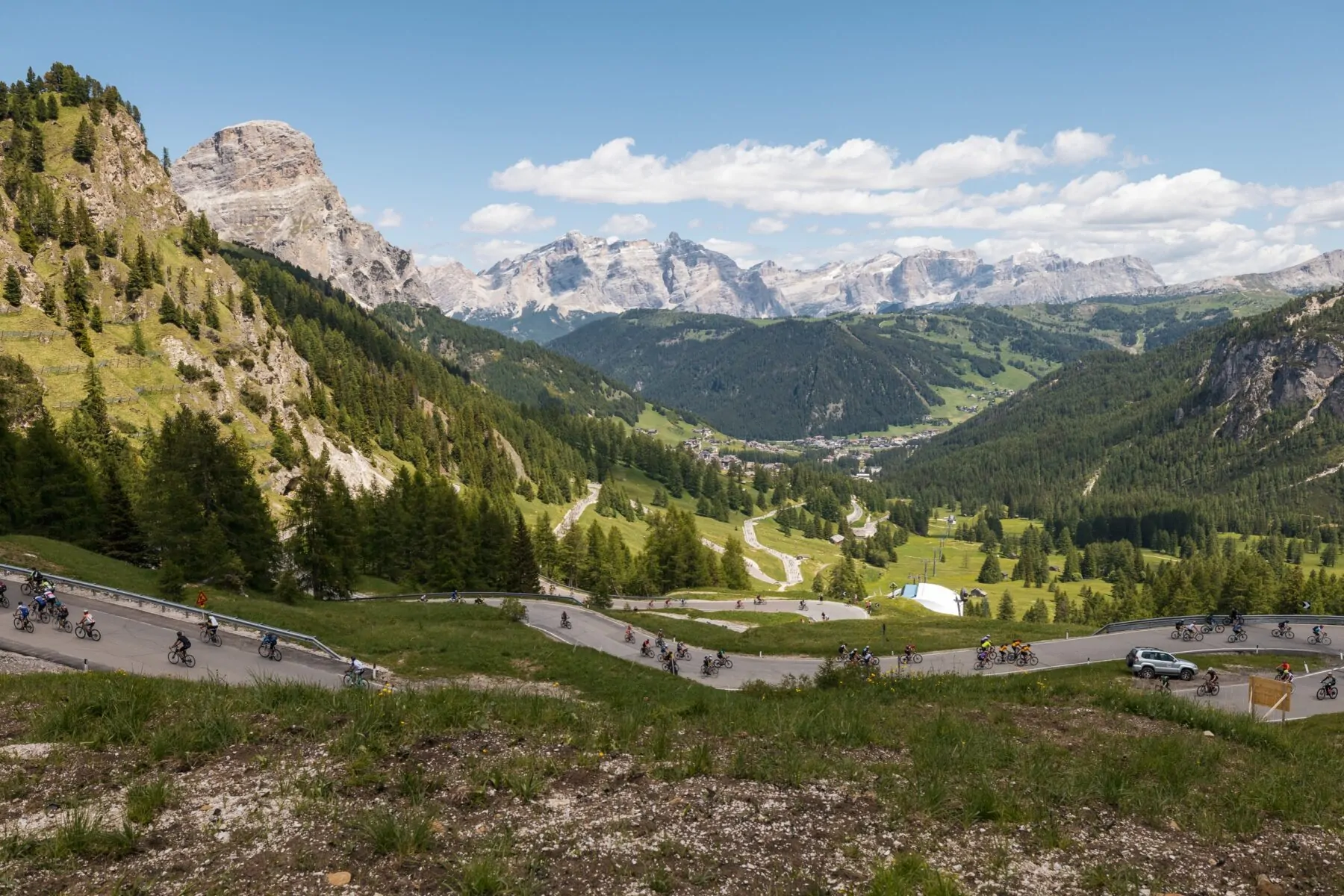 Val Gardena Dolomieten Sella Ronda fietsen