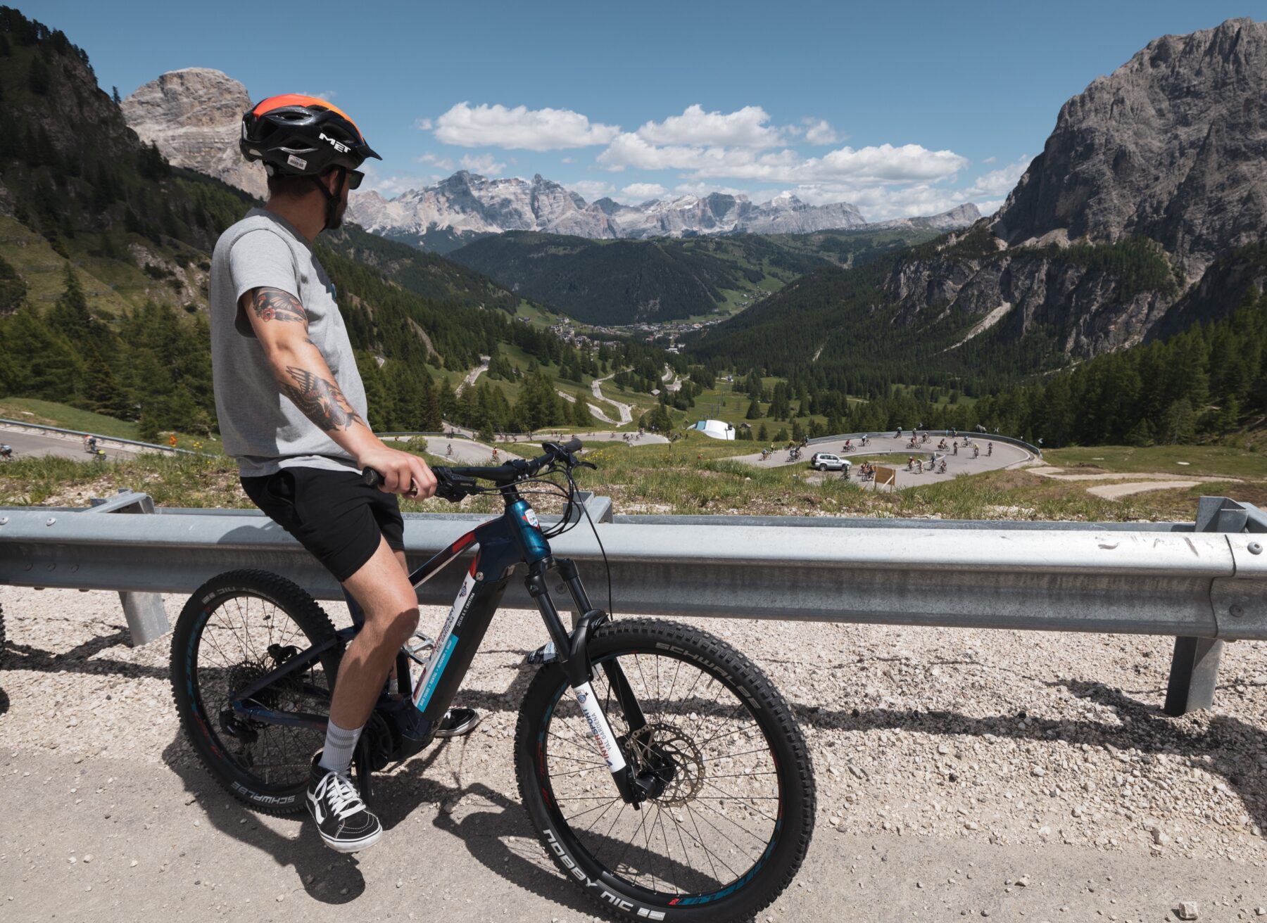 Val Gardena Dolomieten Sella Ronda op de e-mtb