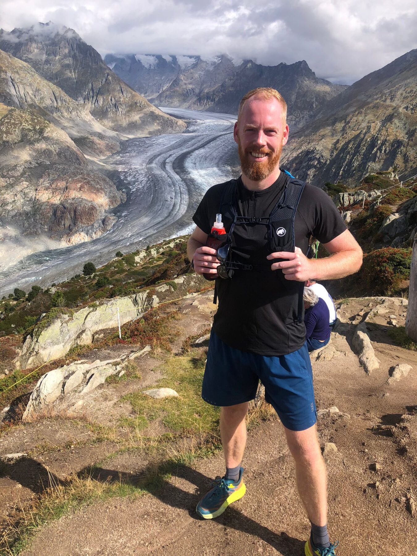 Aletsch Halbmarathon-Aletsch gletsjer