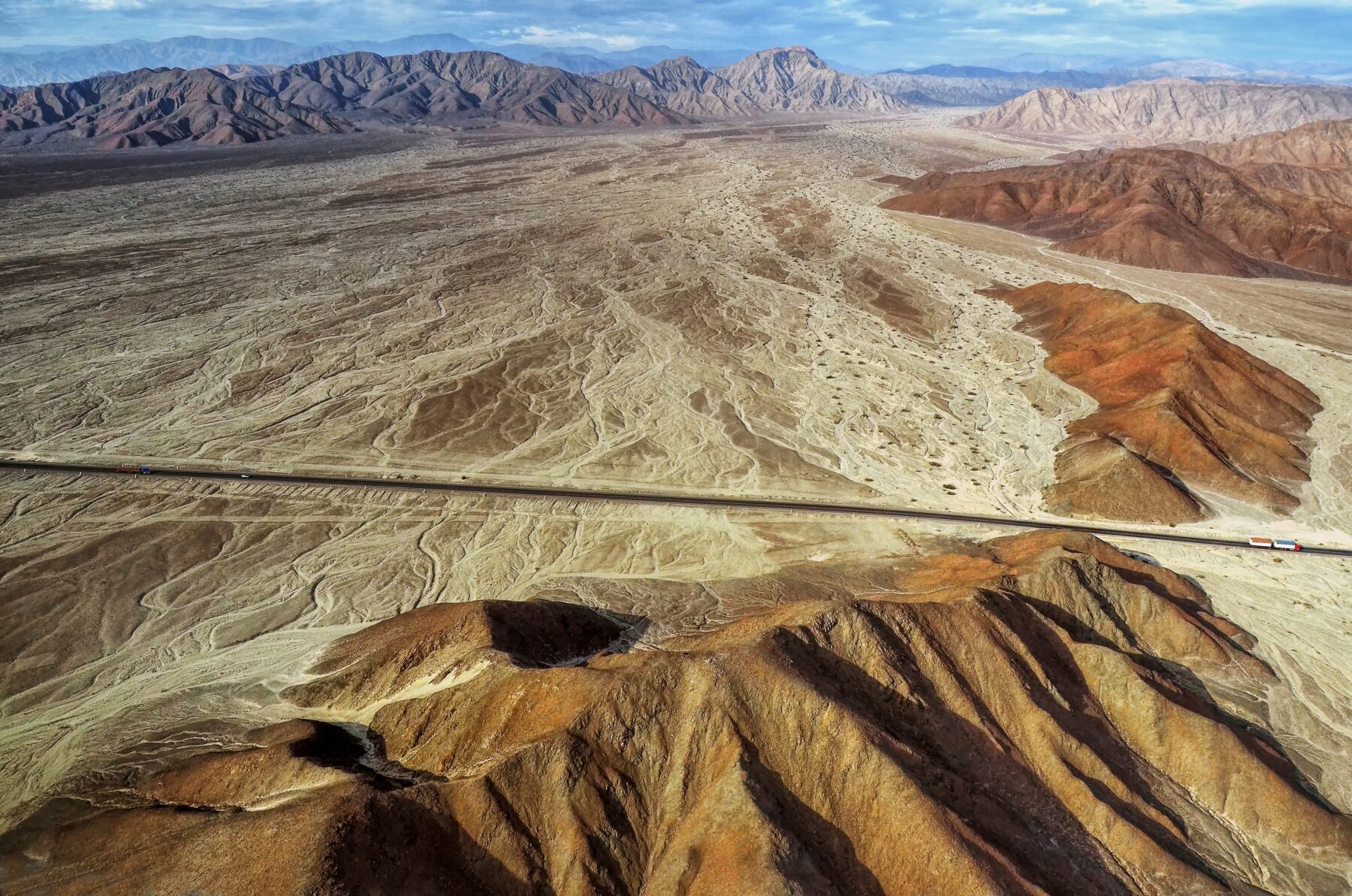 Nazcalijnen op een berg