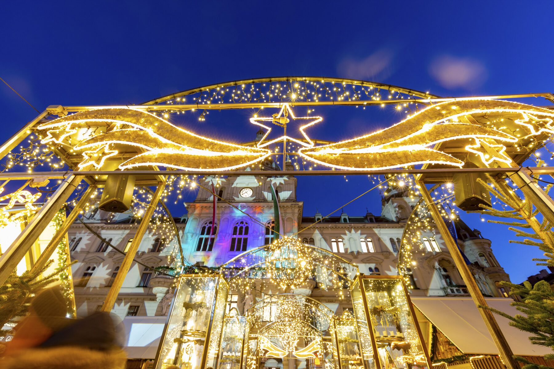 kerstmarkt in Graz Oostenrijk