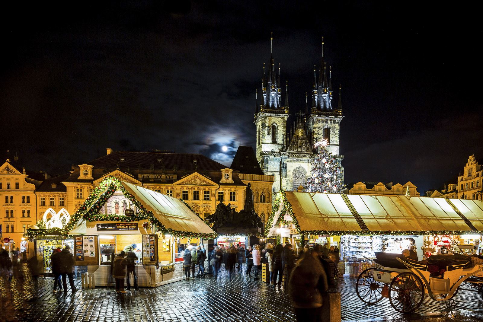Tsjechië kerstmarkten trein Praag