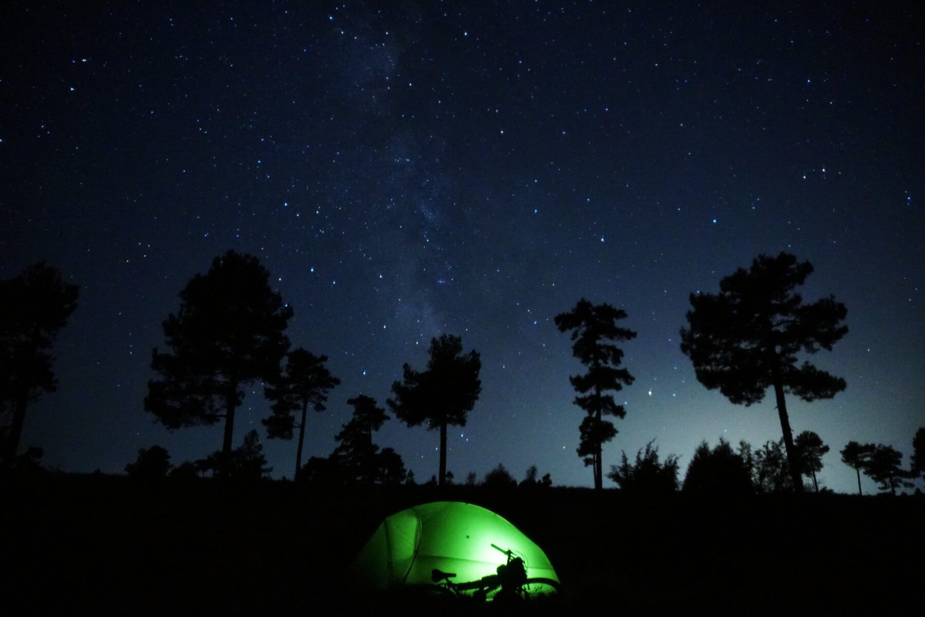 Overnachten langs de Montañas Vacías route