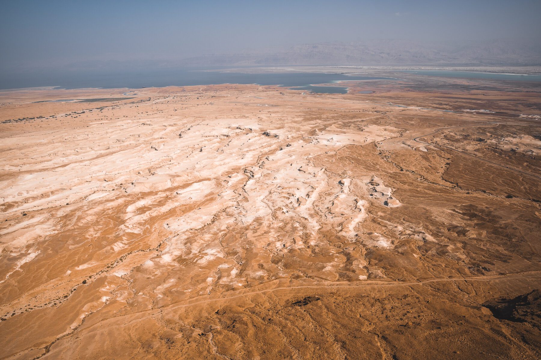Bezienswaardigheden Israël uitzicht vanaf Massada