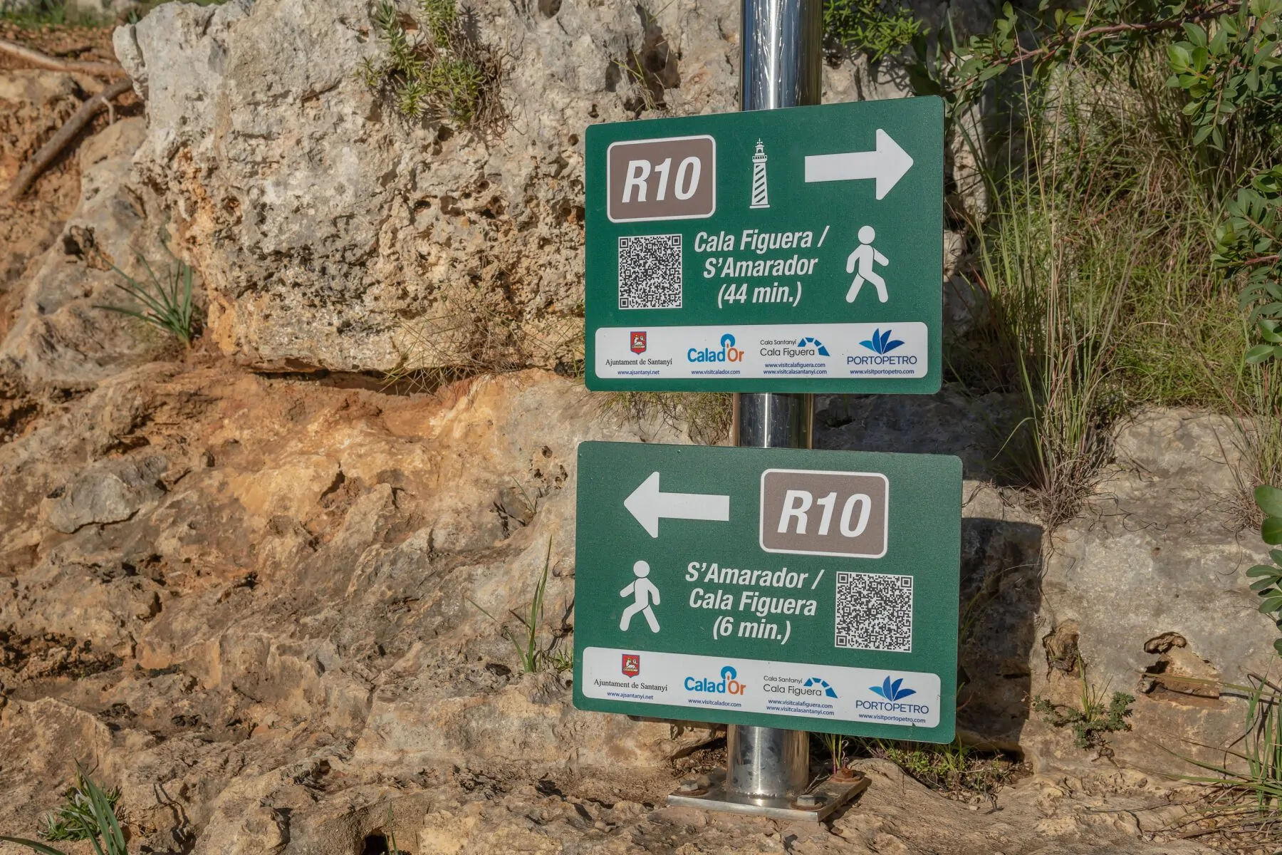 wandelen op Mallorca bordjes