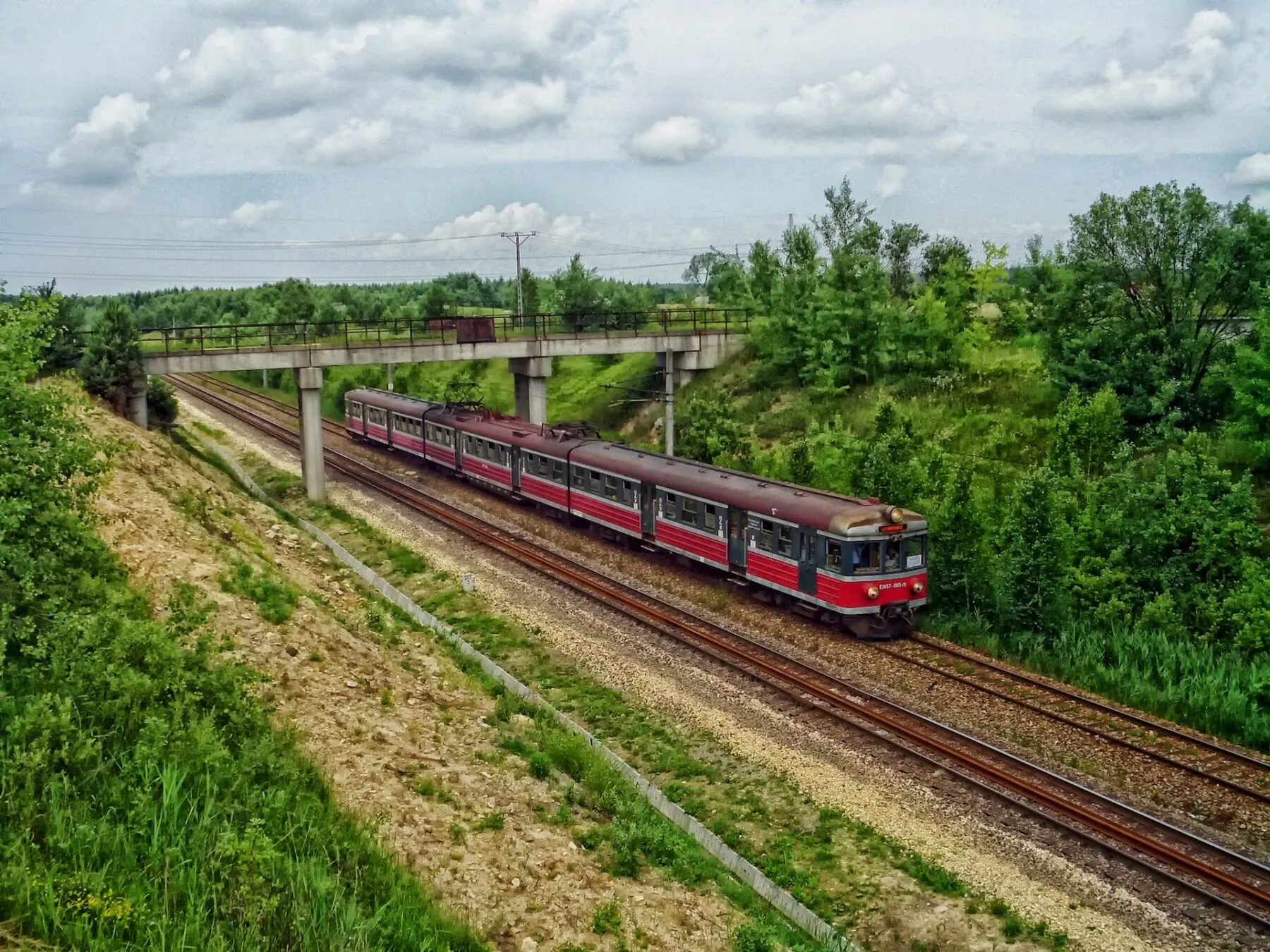 Trein naar Polen