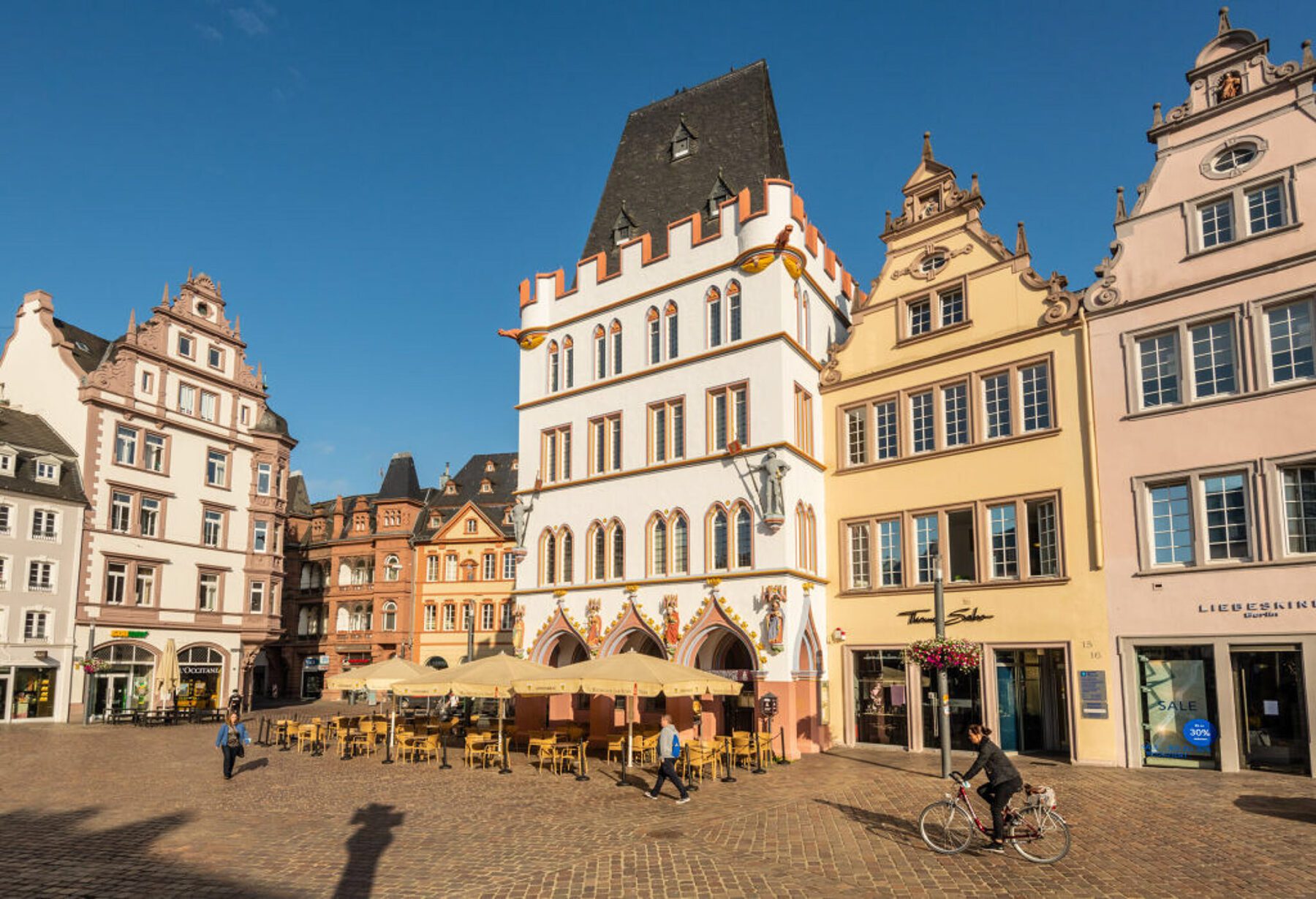 Trier binnenstad tijdens de Moselsteig