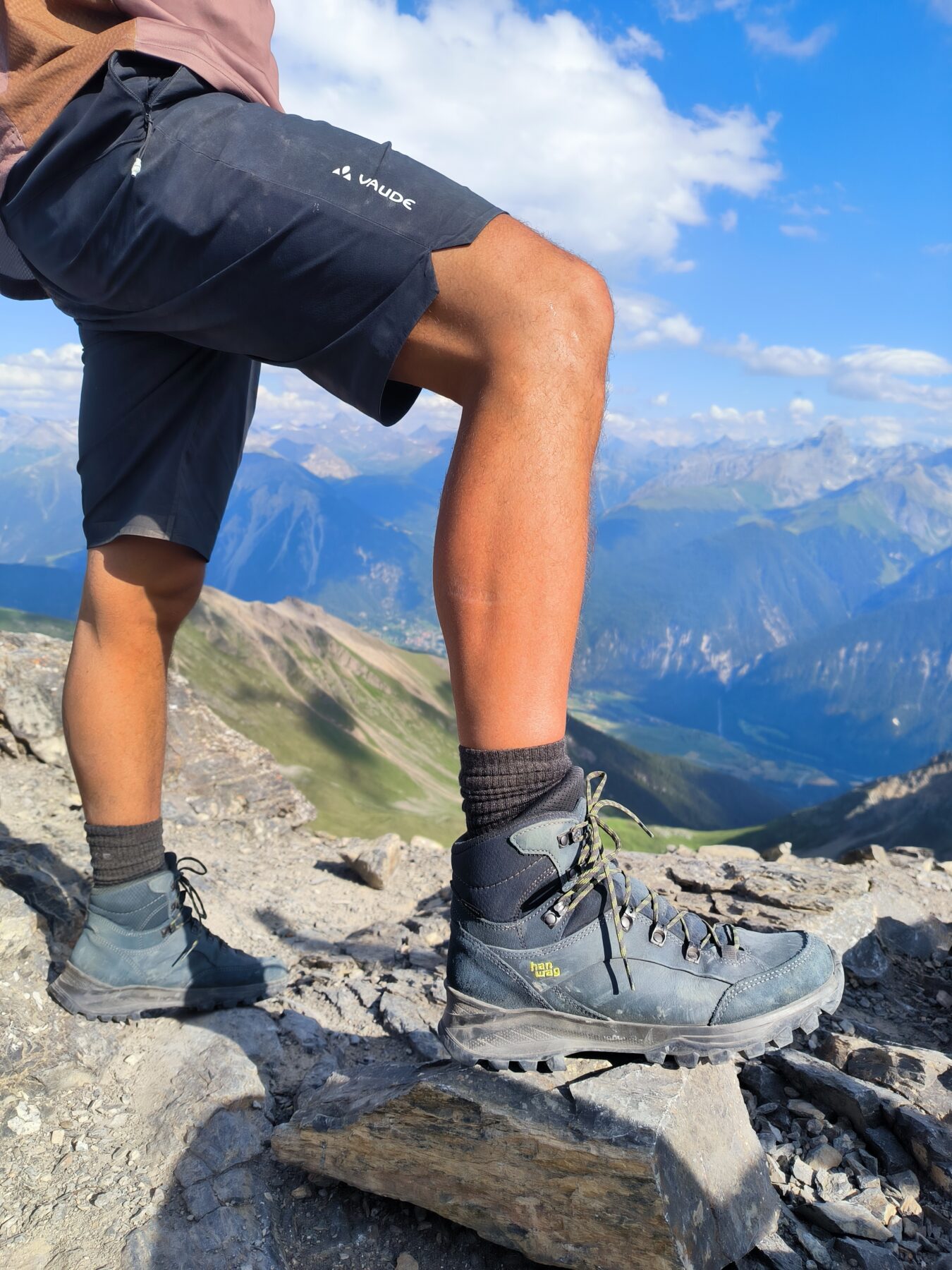 Boven op de berg met de hanwag banks gtx bergschoen