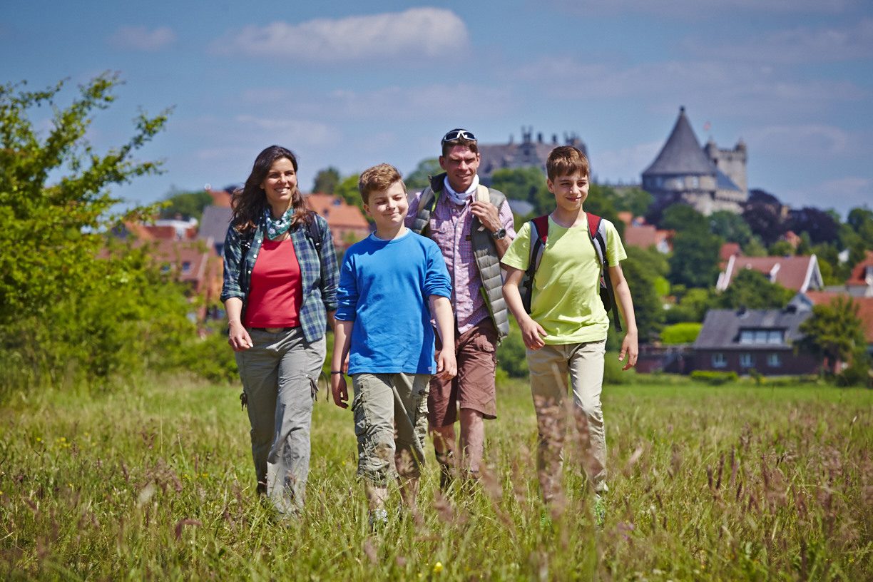 Podagristen wandelroute bij kasteel Bentheim