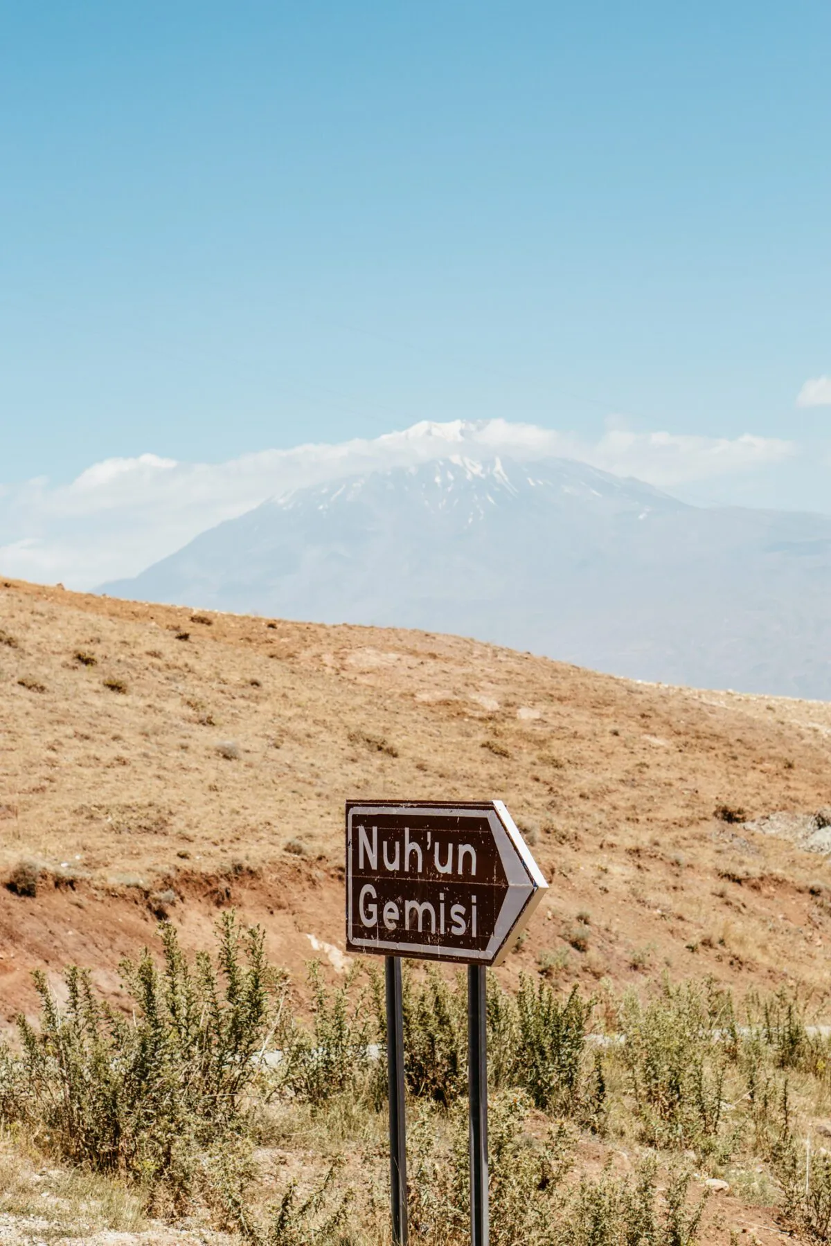 Ark van Noach vlakbij Mount Ararat