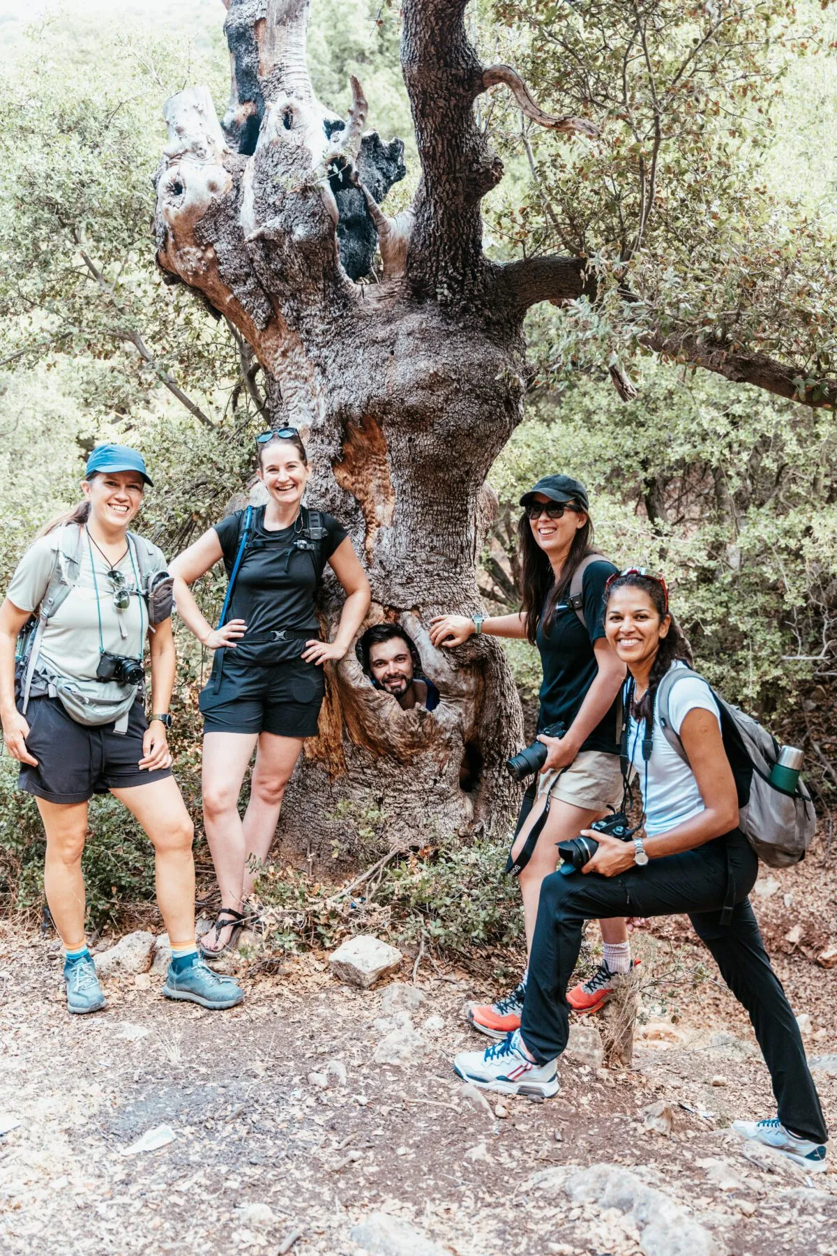Groepsfoto op The Jordan Trail