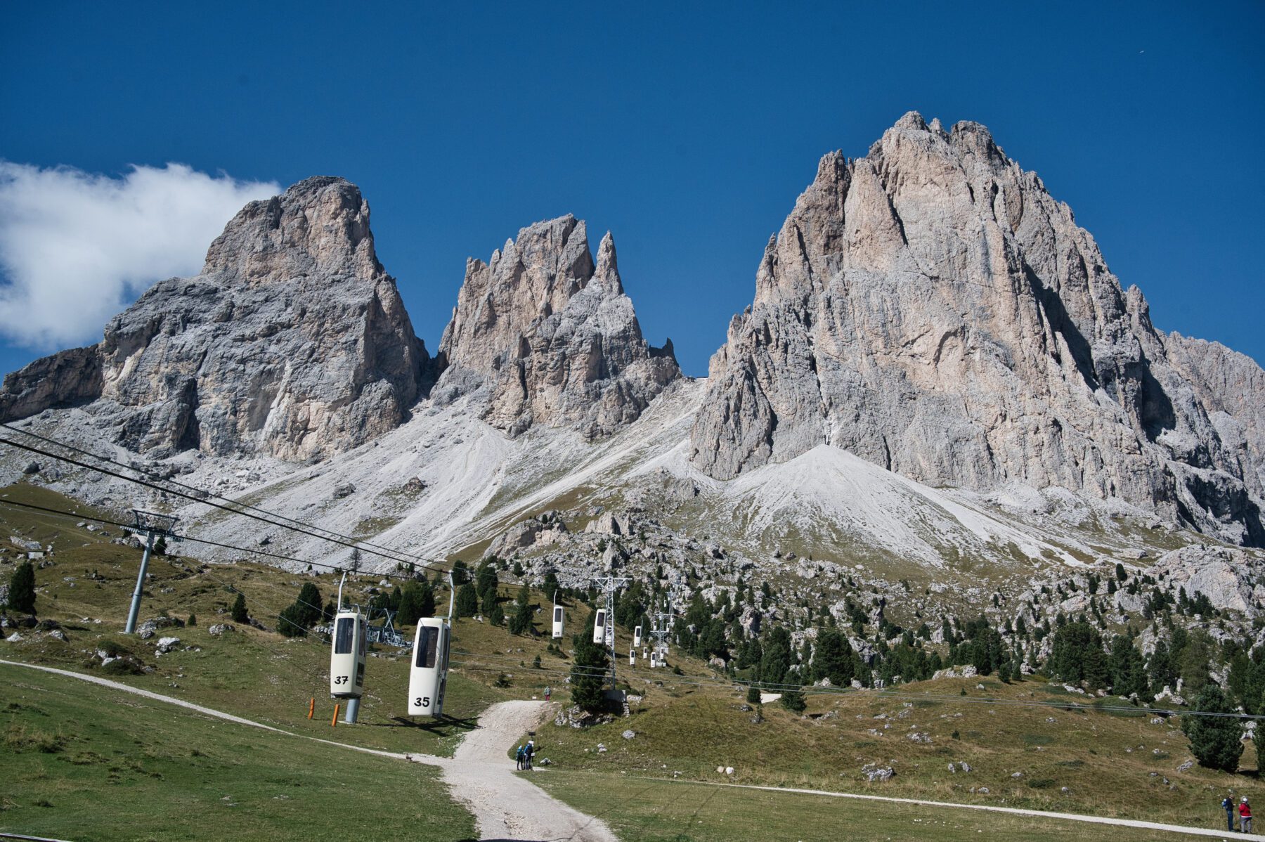 De lift naar rifugio toni