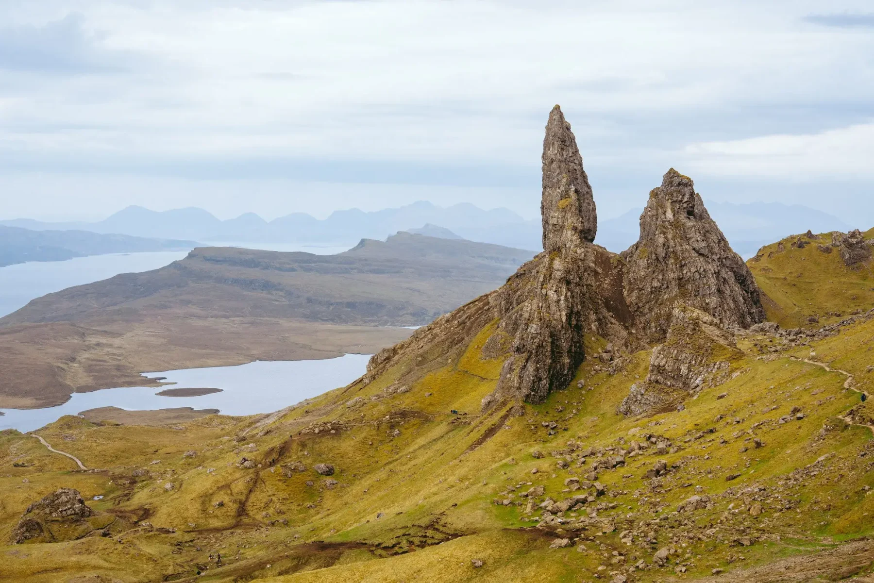 Deel van de Skye Trail op het Schotse eiland Skye.