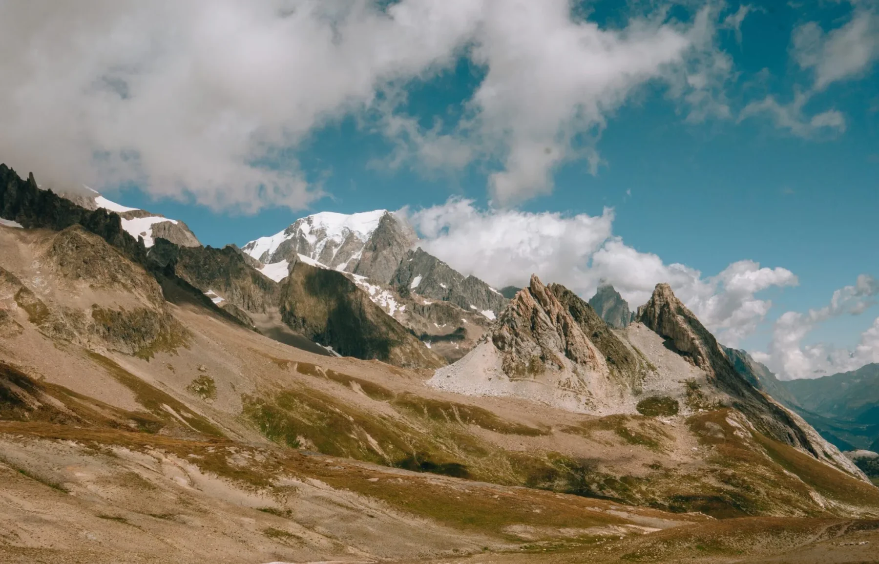 Deel van de Tour du Mont Blanc, één van de mooiste hikes in Europa.