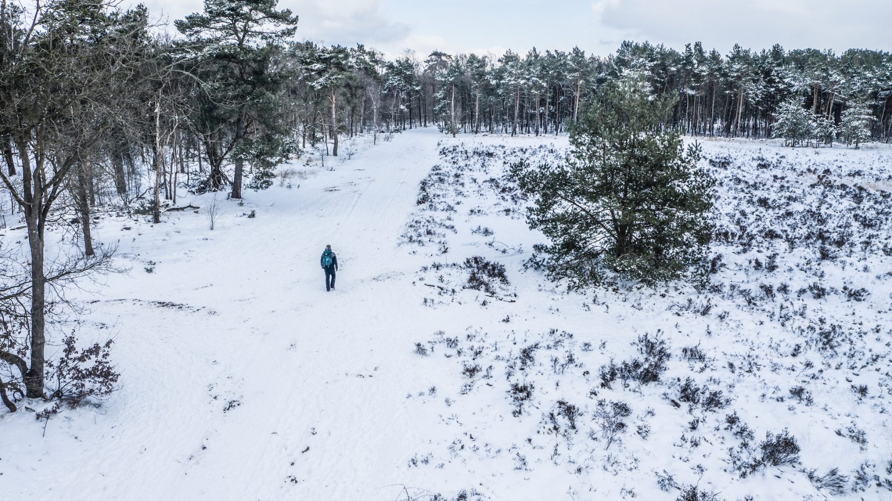 Voorbereiding winterwandelen Nederland sneeuw