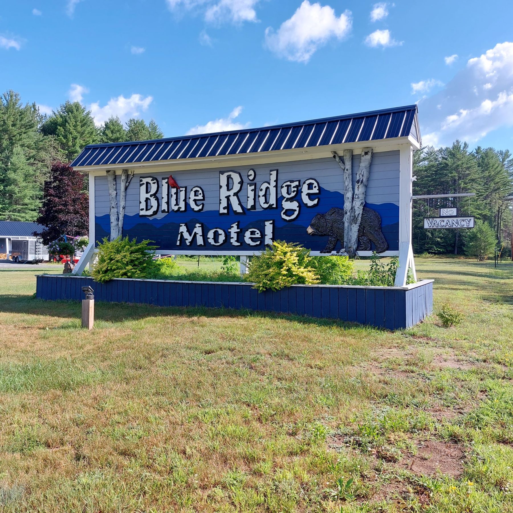 Het Blue Ridge Motel in Schroon Lake, New York, Verenigde Staten