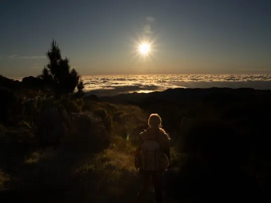 Reporter Nicole op de PR1 op Madeira