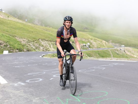The Outdoors reporter Frank fietst deze zomer de Alpe d'Huzes voor het goede doel