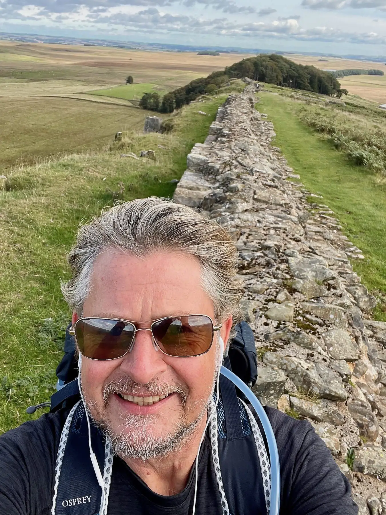 Jochem Wijnands op het Hadrian's Wall Path