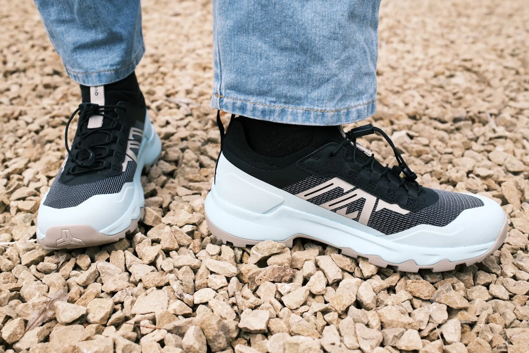 QUECHUA Lage wandelschoenen MH500 Faster voor dames blauw